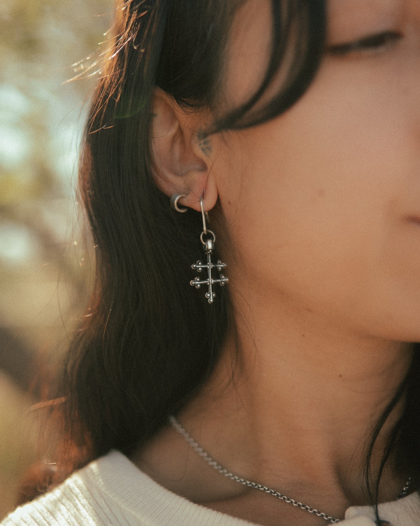 Crusader's Cross Earrings