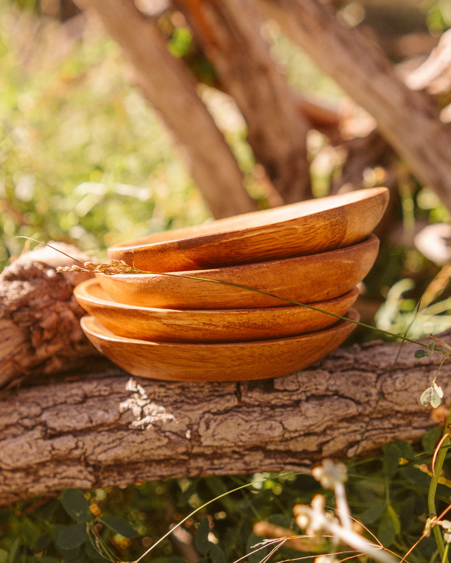 Acacia Wood Jewelry Tray