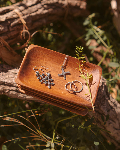 Acacia Wood Jewelry Tray