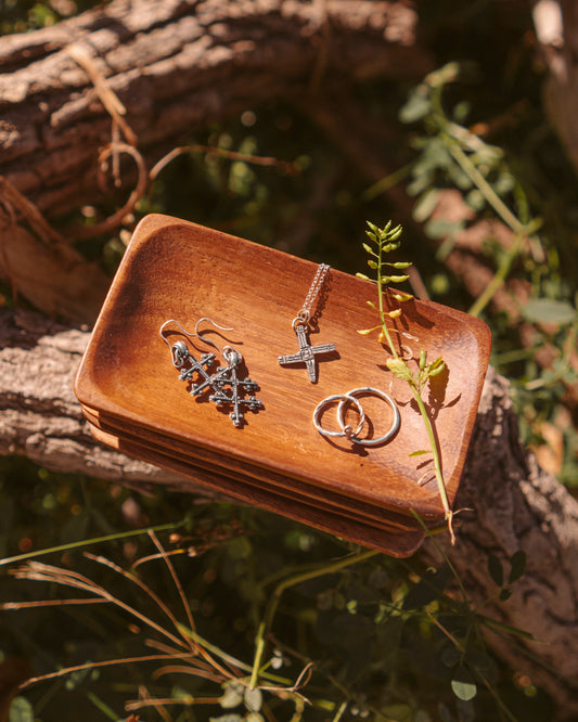 Acacia Wood Jewelry Tray
