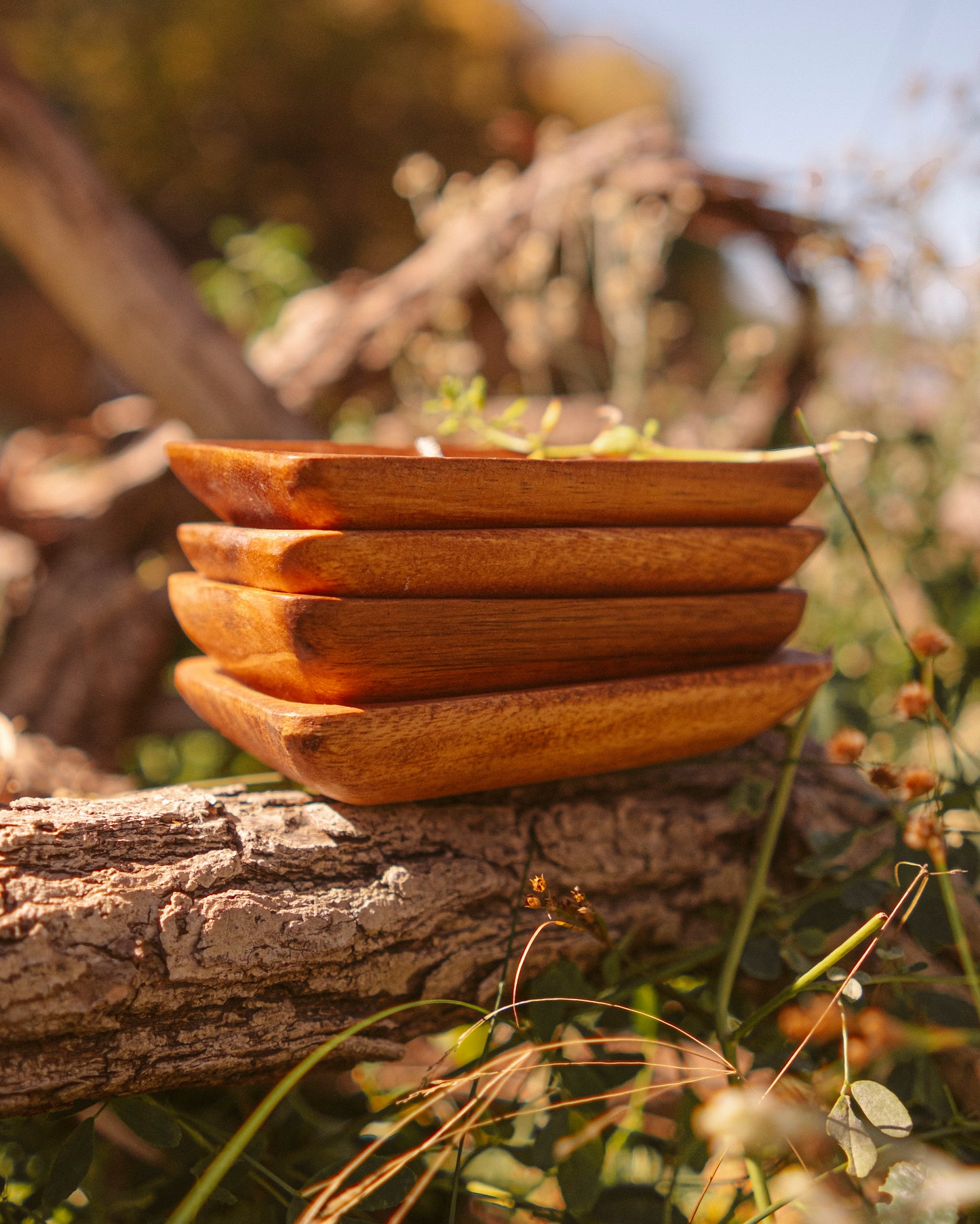 Acacia Wood Jewelry Tray