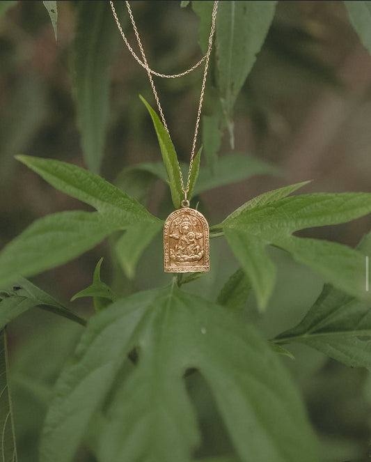 Theotokos of Valaam Pendant 10k